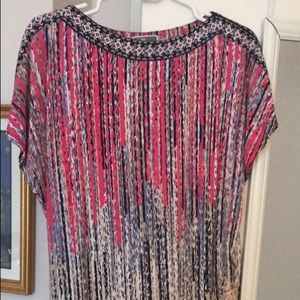 Multi-colored dolman top, JM collection, medium